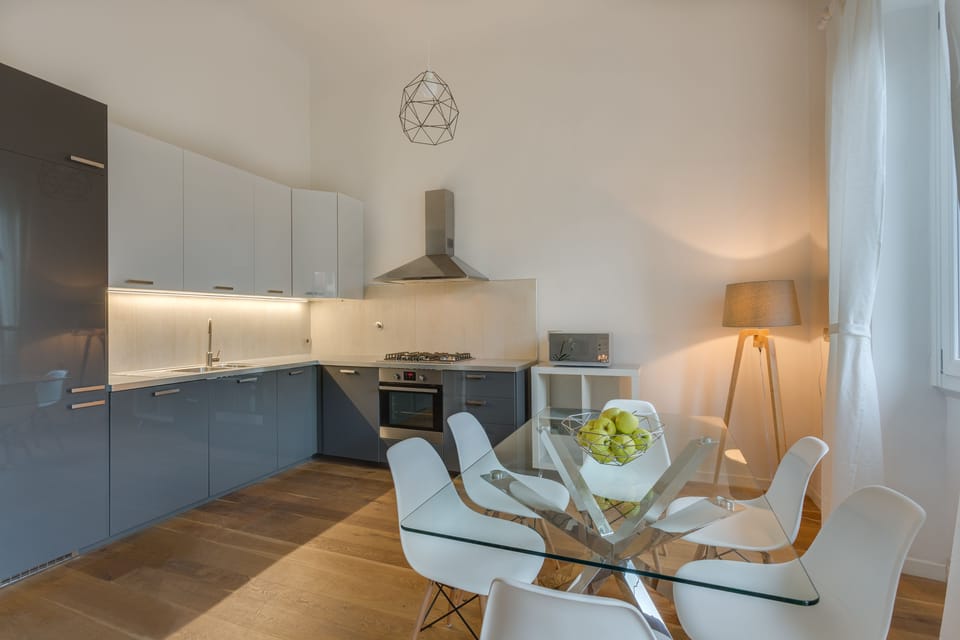 Apartment, 3 Bedrooms | Private kitchen | Fridge, microwave, dishwasher, electric kettle