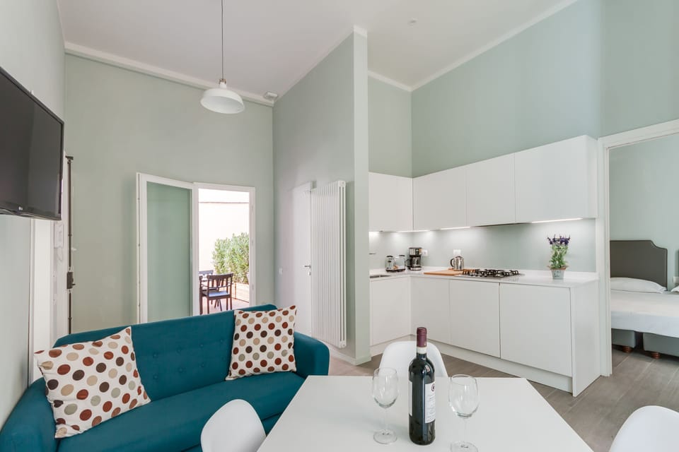 Apartment, 2 Bedrooms | Living area | TV