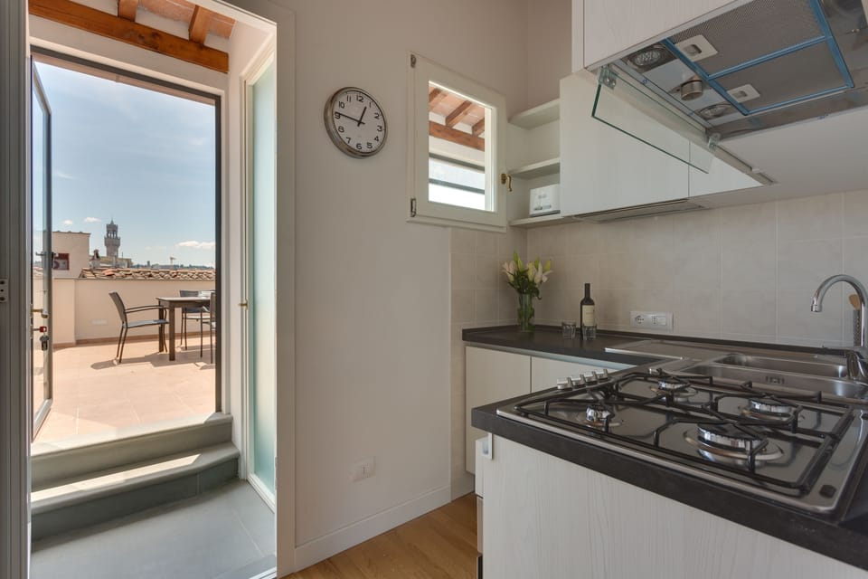 Apartment, 2 Bedrooms | Private kitchen | Fridge, oven, dishwasher, electric kettle