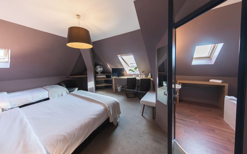 Triple Room | Individually decorated, desk, soundproofing, iron/ironing board