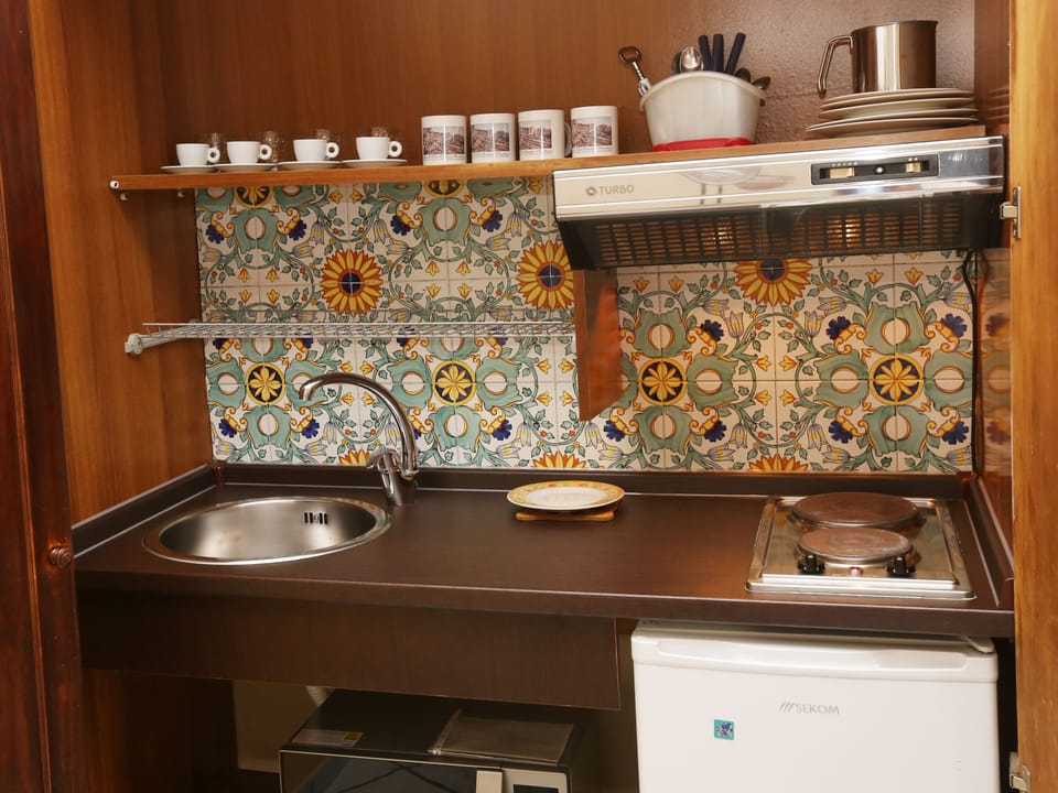 Apartment | Private kitchen | Fridge, coffee/tea maker, electric kettle