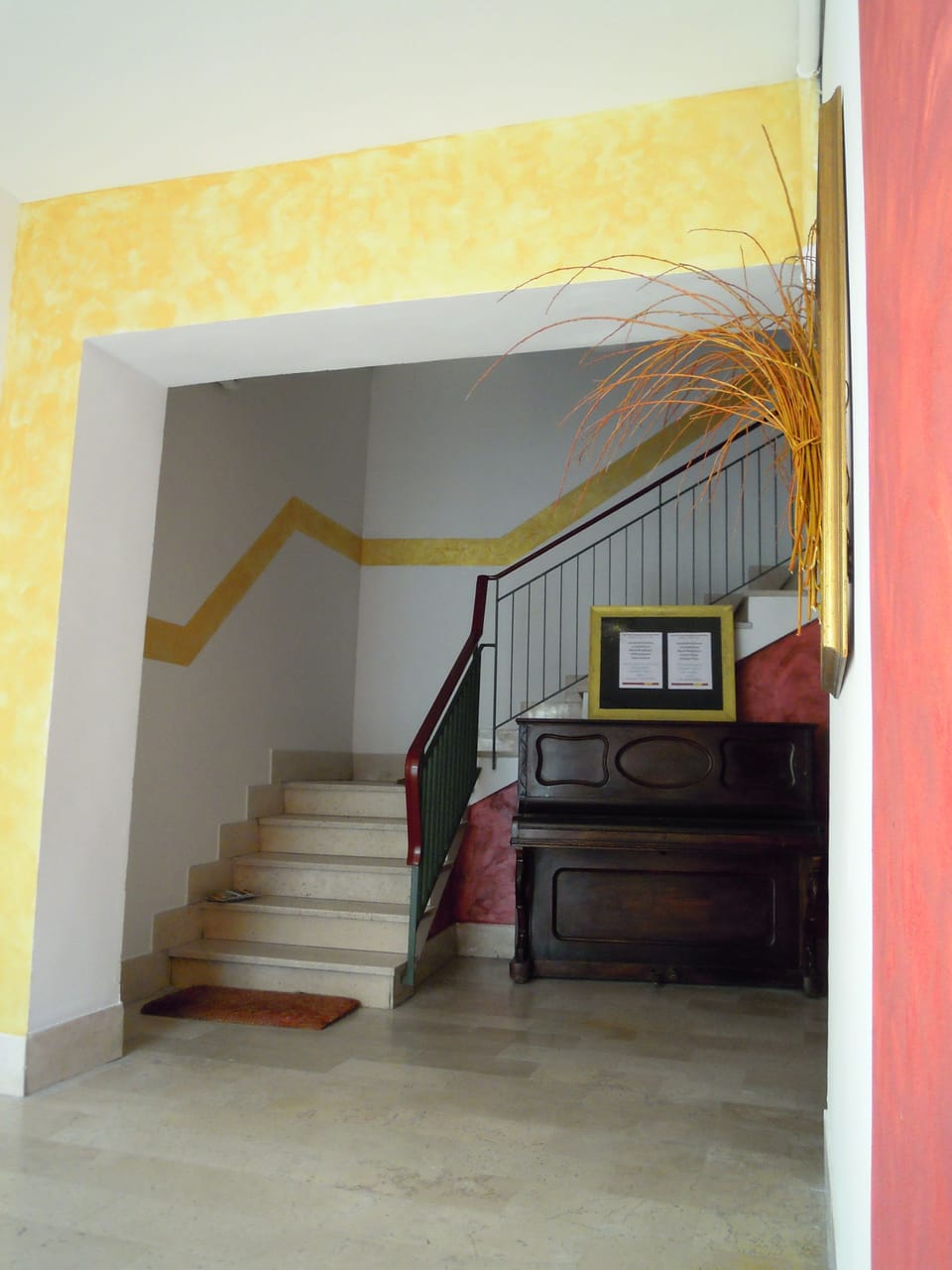 Interior entrance