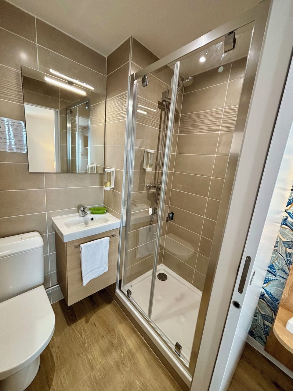 Comfort Room | Premium bedding, desk, soundproofing, iron/ironing board