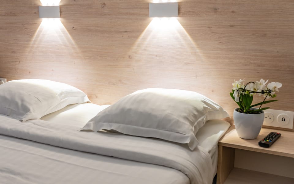 Double Room | Desk, blackout drapes, free cribs/infant beds, free WiFi