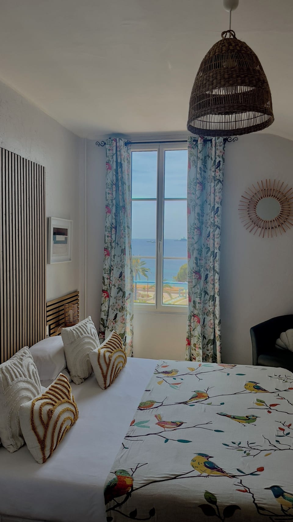 Mansard Roofed Double room, Sea view (4th floor without Lift) | In-room safe, individually decorated, individually furnished