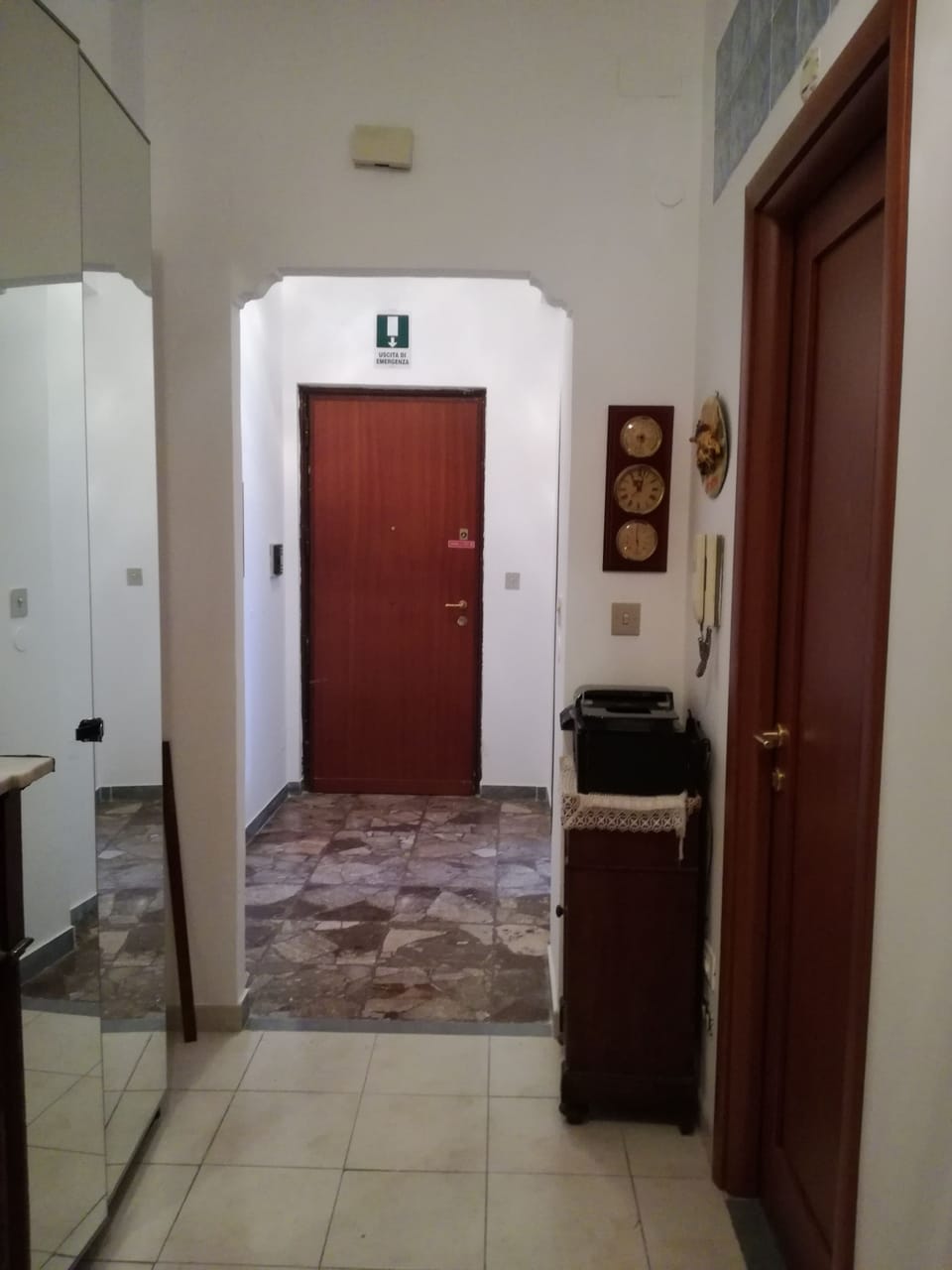 Interior entrance