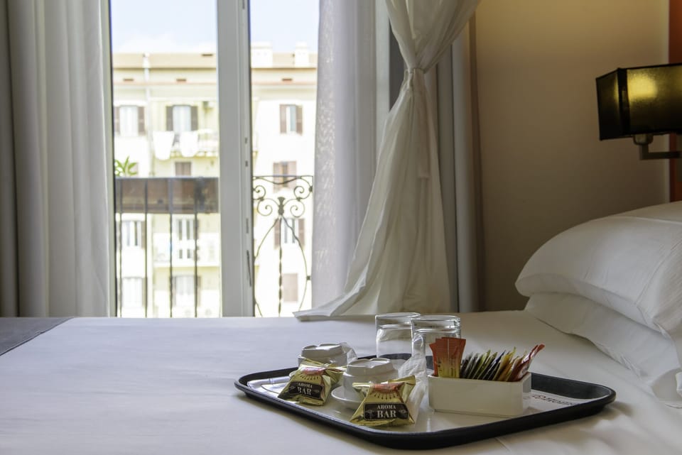 Double Room | Egyptian cotton sheets, memory foam beds, minibar, in-room safe