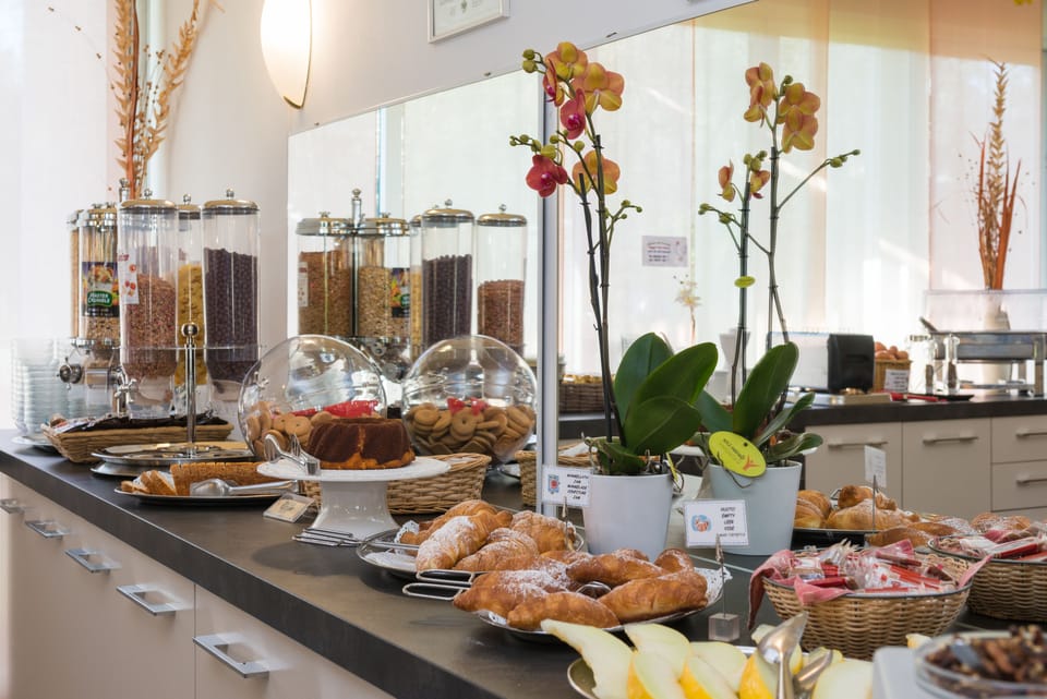 Daily buffet breakfast (EUR 15 per person)