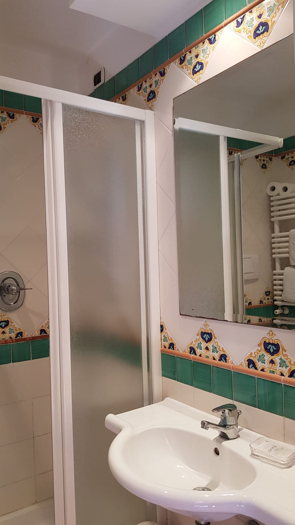 Free toiletries, hair dryer, bidet, towels