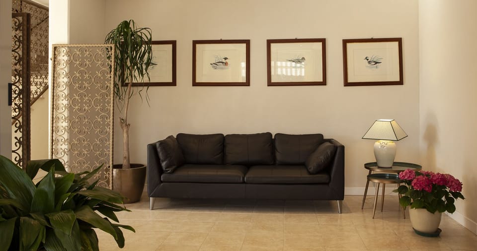 Lobby sitting area