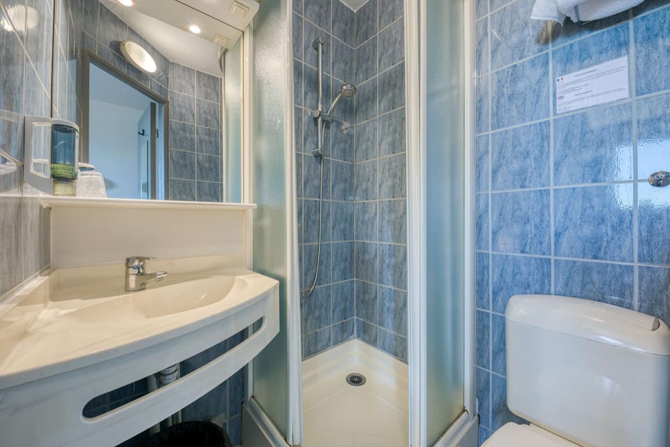 Hair dryer, towels