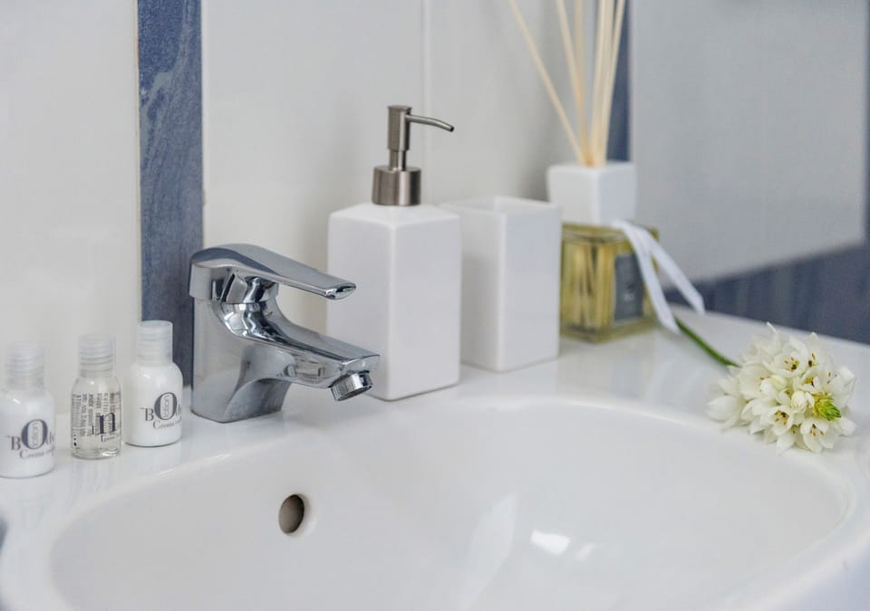 Double Room Single Use | Bathroom | Shower, rainfall showerhead, hair dryer, bidet
