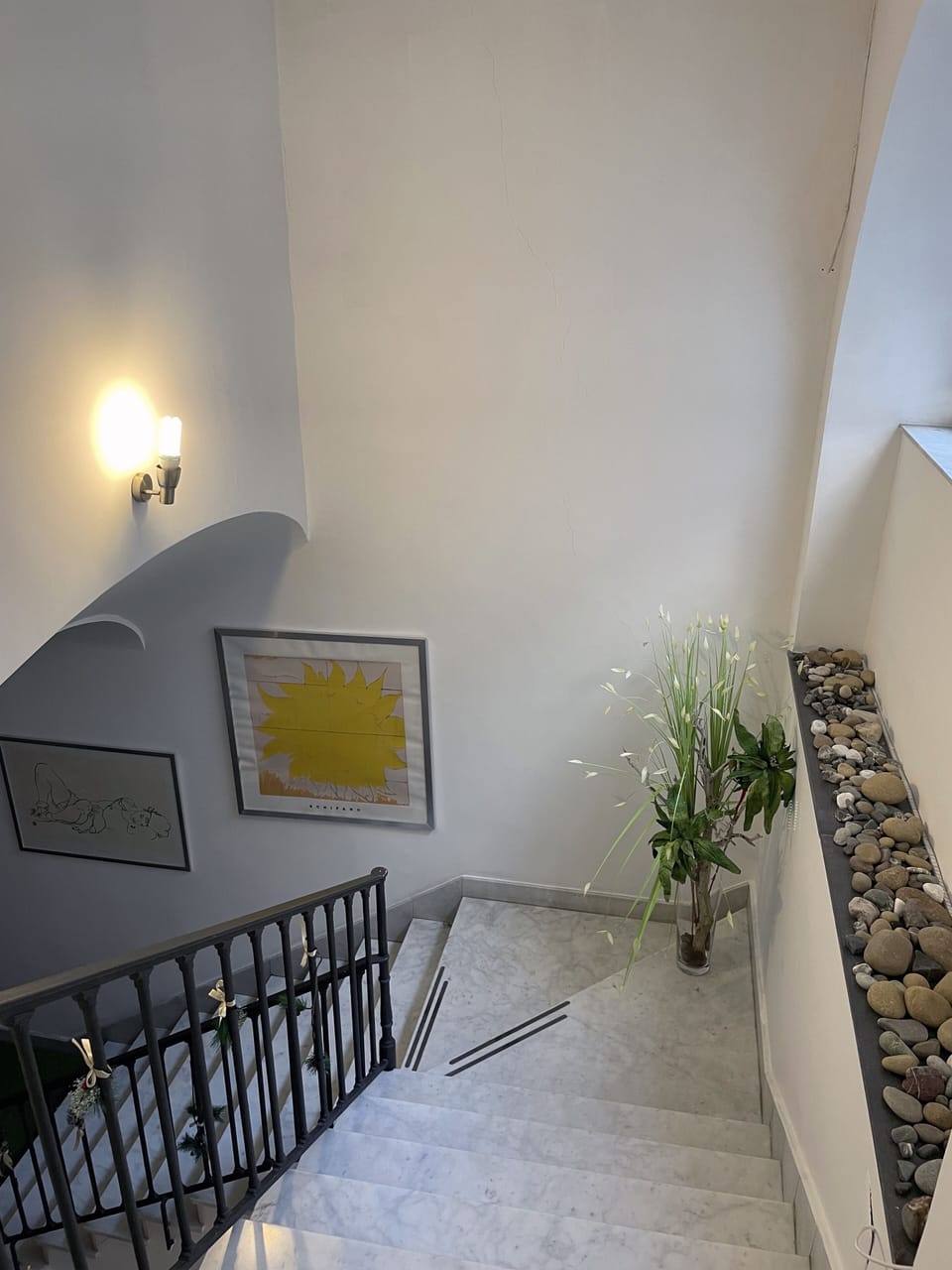 Handrails in stairways