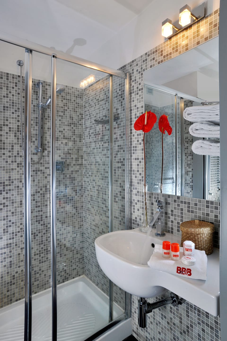 Free toiletries, hair dryer, slippers, bidet