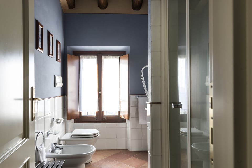 Classic Room | Bathroom | Shower, free toiletries, hair dryer, bidet