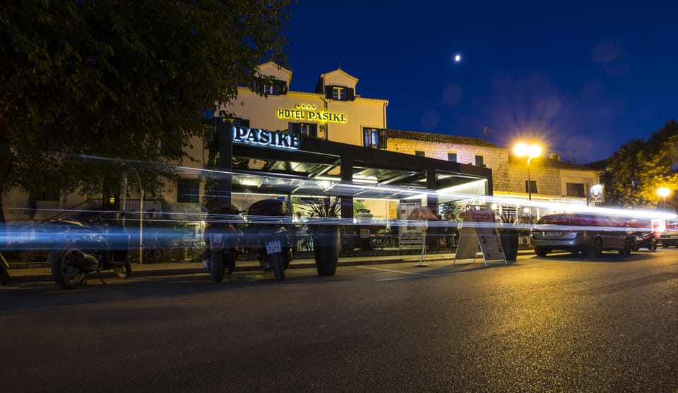 Front of property - evening/night