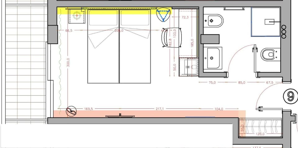 Comfort Double Room | Floor plan