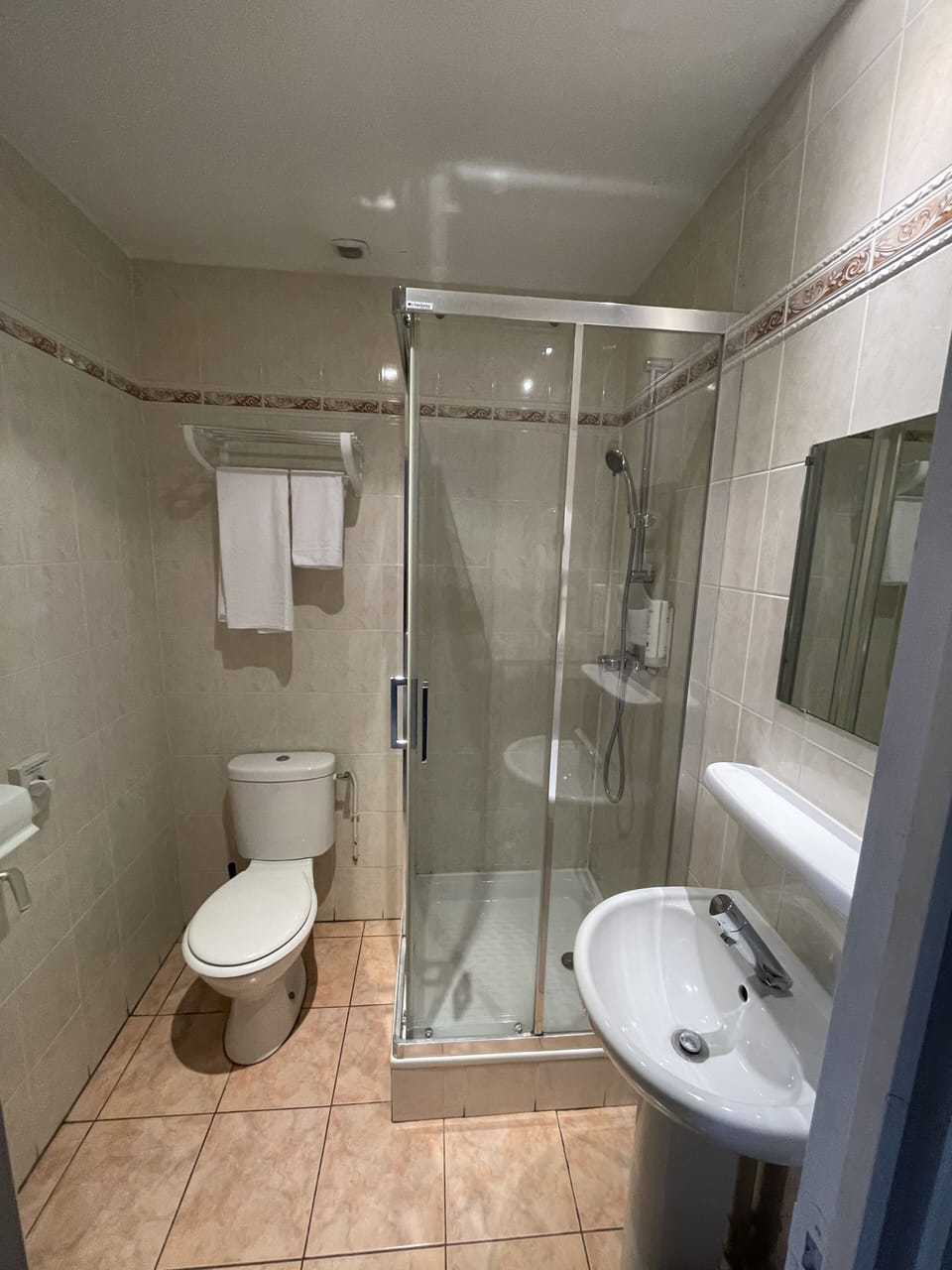 Comfort Room | Bathroom | Eco-friendly toiletries, hair dryer, towels