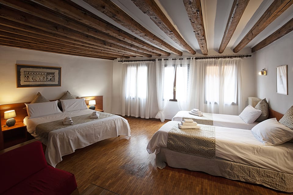 Quadruple Room, Shared Bathroom | Premium bedding, down comforters, individually furnished