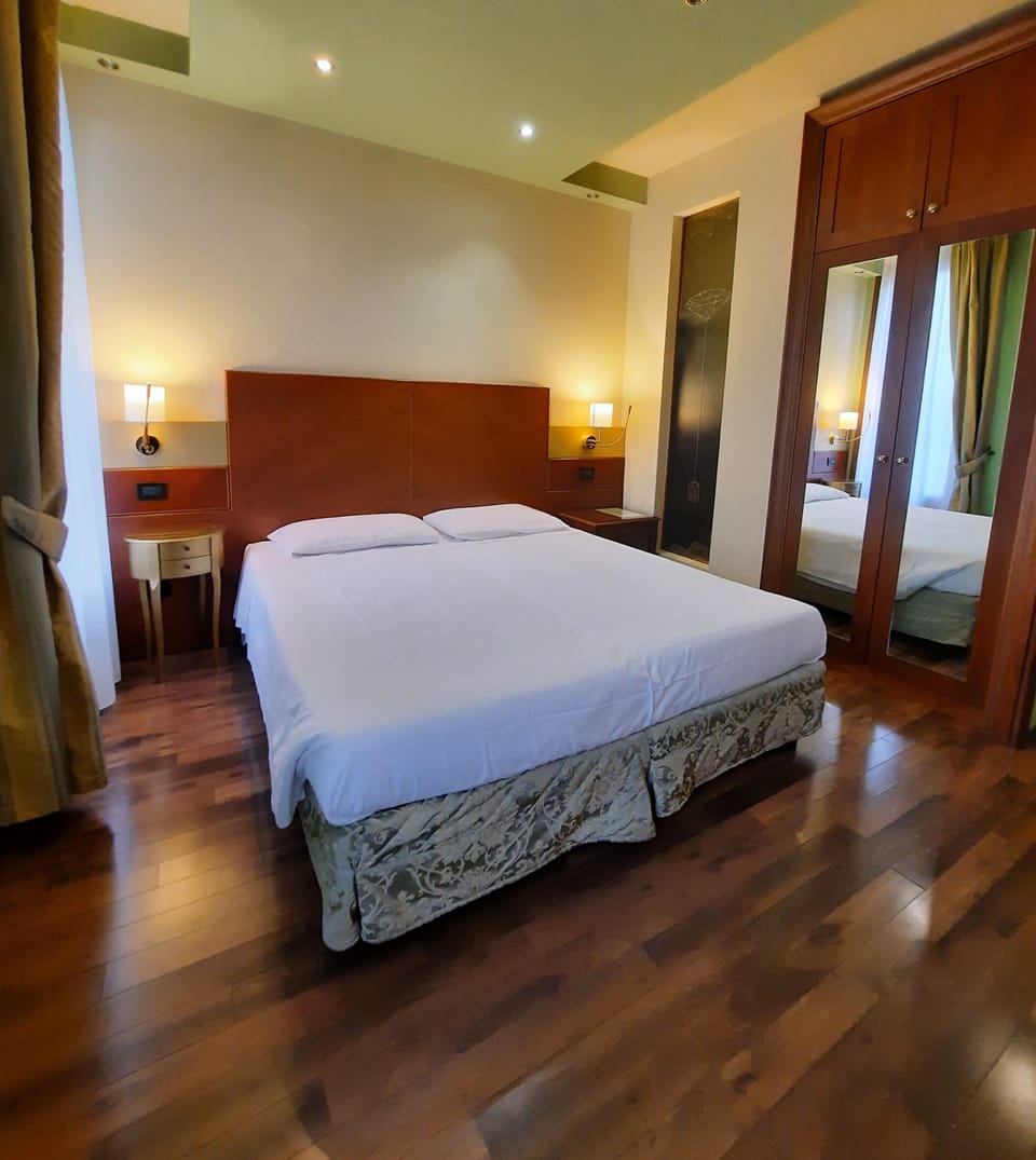 Panoramic Double Room Single Use, City View | Frette Italian sheets, premium bedding, minibar, desk