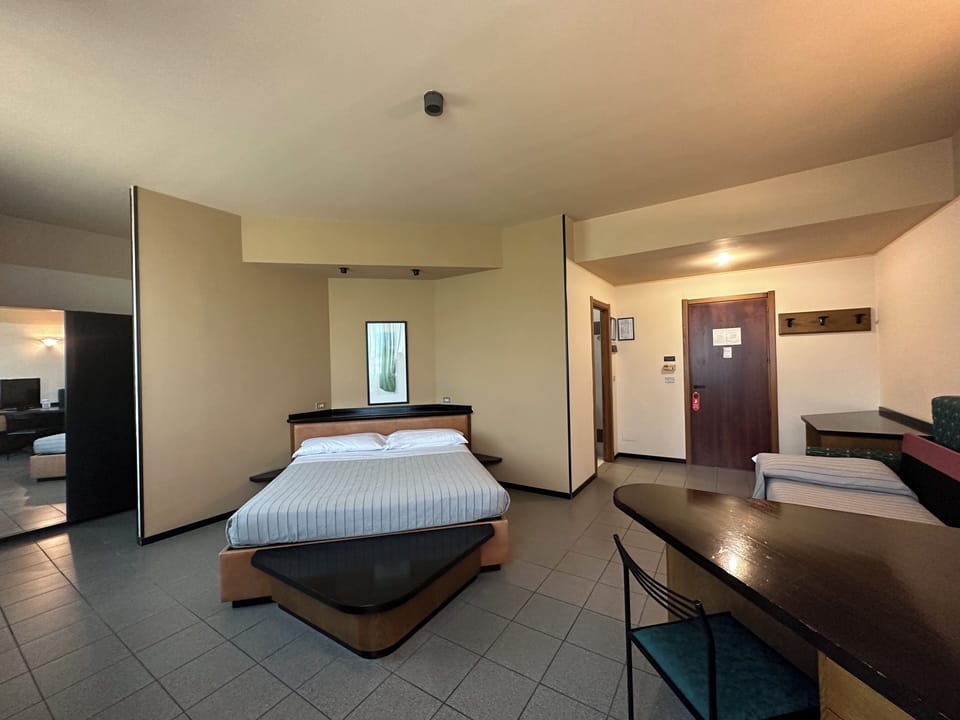 Individually decorated, individually furnished, desk, blackout drapes