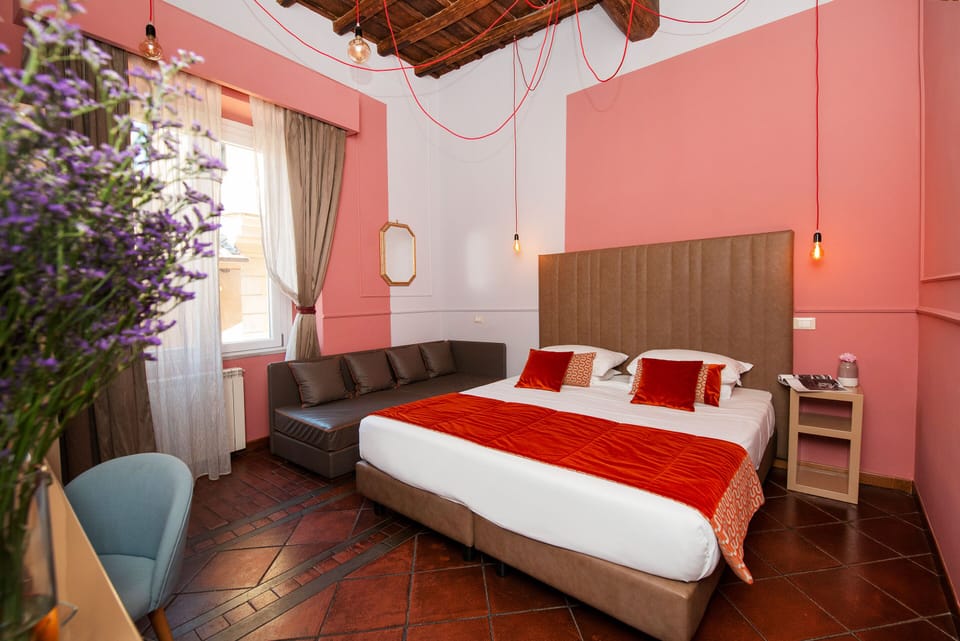 Superior Triple Room, City View | Down comforters, minibar, in-room safe, individually decorated