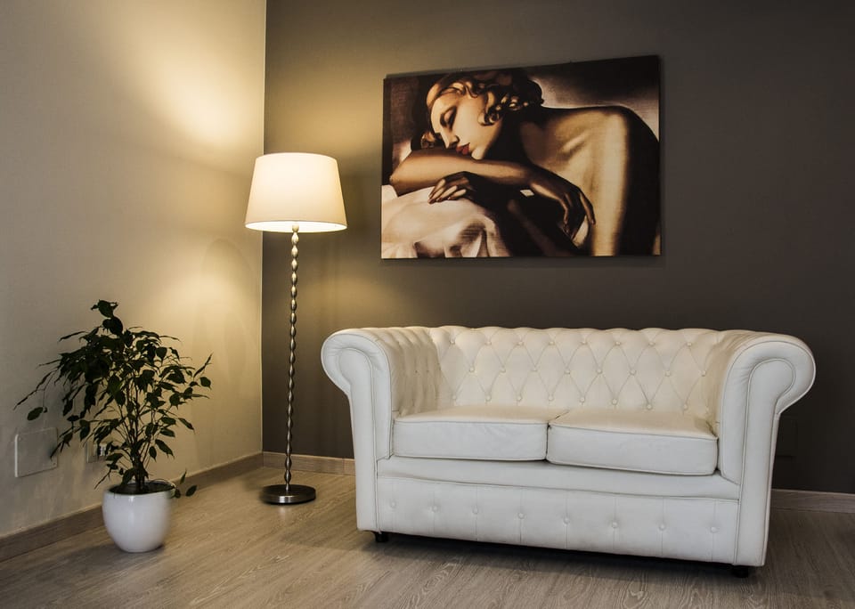 Lobby sitting area