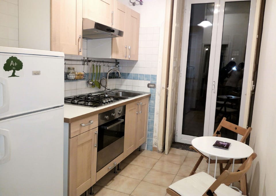 Triple Room | Private kitchen | Fridge, electric kettle