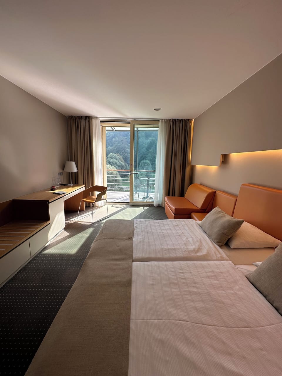Comfort Double Room | Bathroom | Hair dryer, bathrobes, slippers, towels