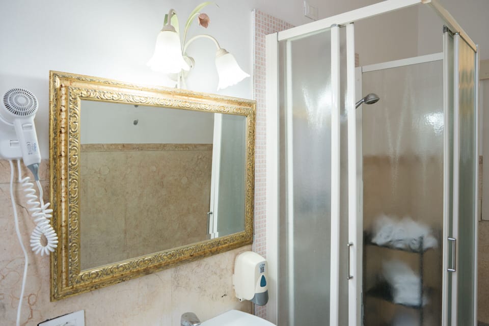 Economy Double Room, Shared Bathroom | Bathroom shower