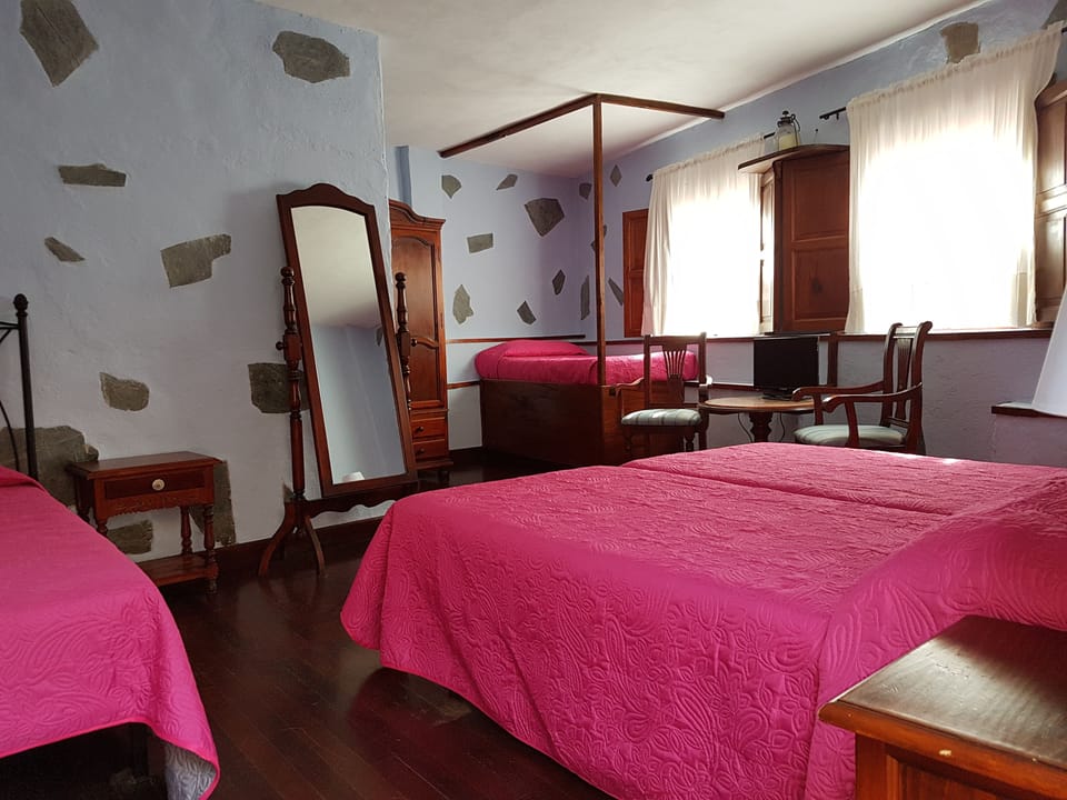 Triple Room | Select Comfort beds, desk, free cribs/infant beds, Internet