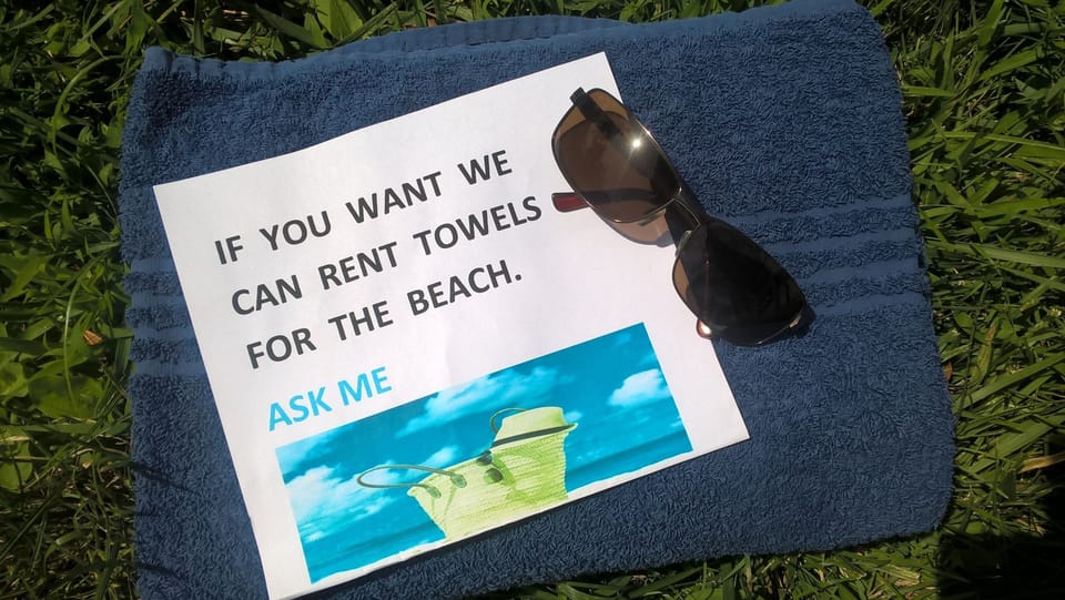 Shower, free toiletries, hair dryer, bidet