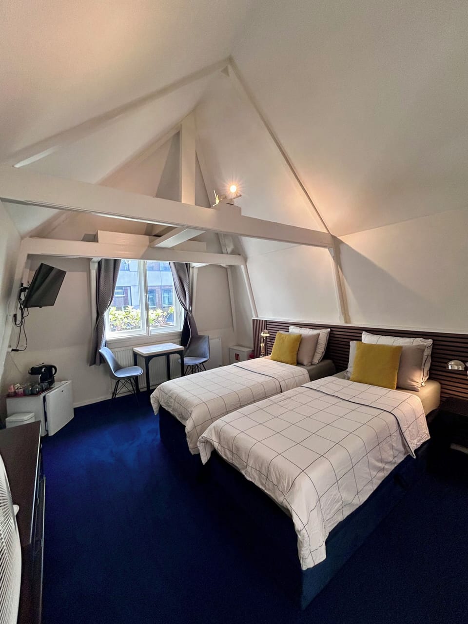 Basic Double Room | Premium bedding, down comforters, pillowtop beds, soundproofing