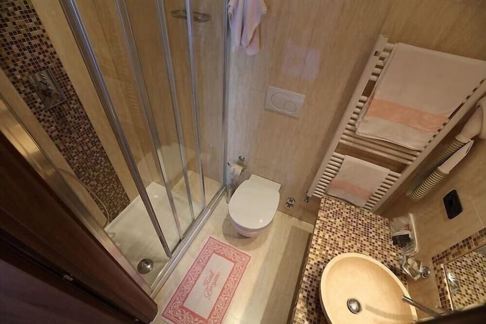 Free toiletries, hair dryer, bidet, towels