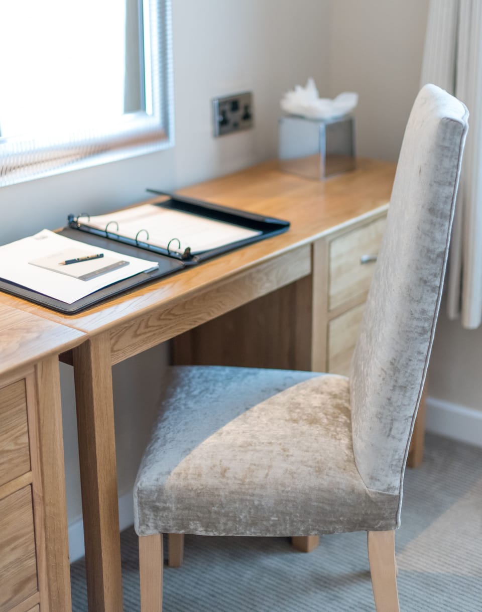 In-room safe, desk, laptop workspace, iron/ironing board