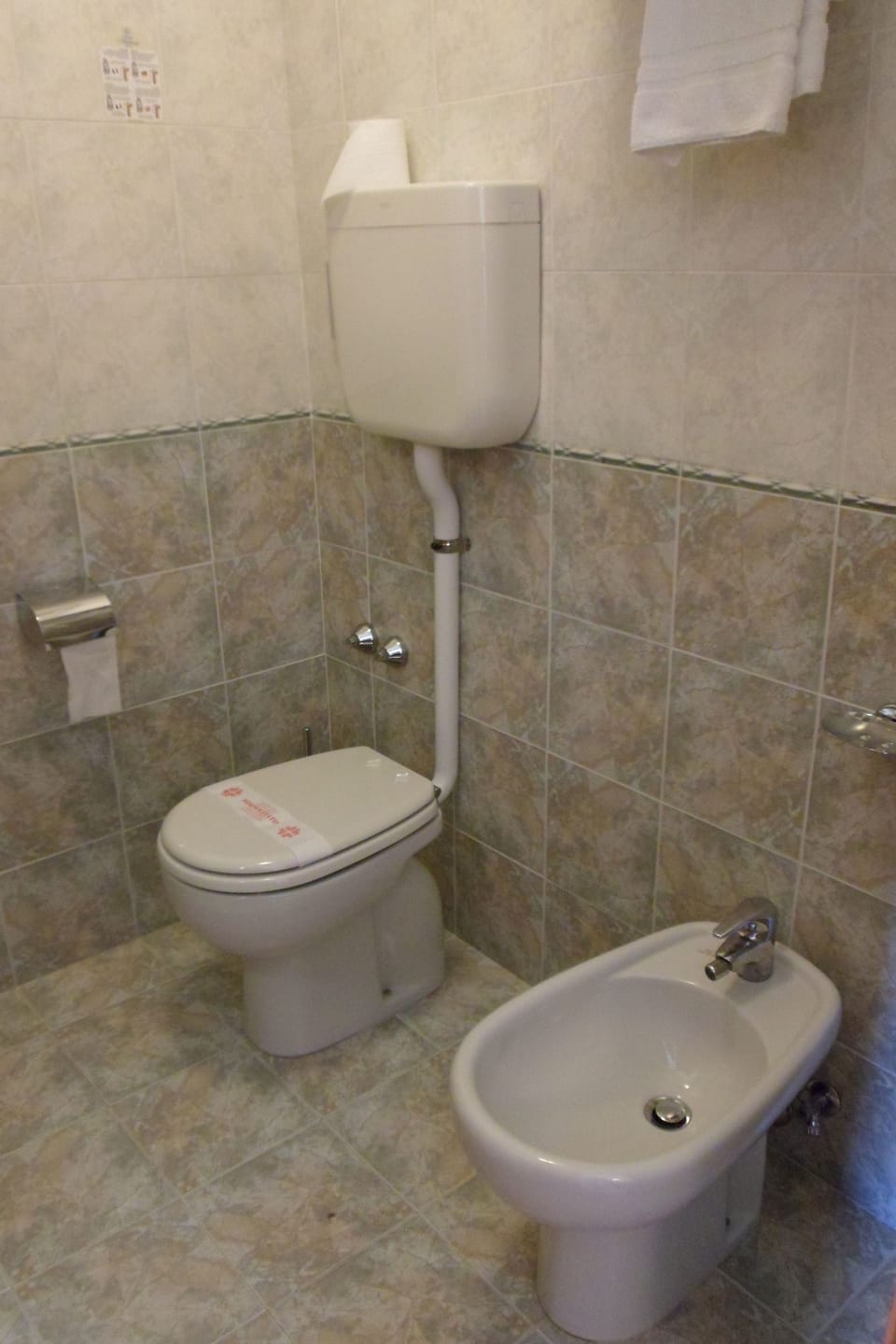 Shower, free toiletries, hair dryer, slippers