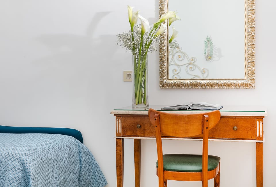 Triple Room, Balcony, Sea View | Down comforters, minibar, in-room safe, desk