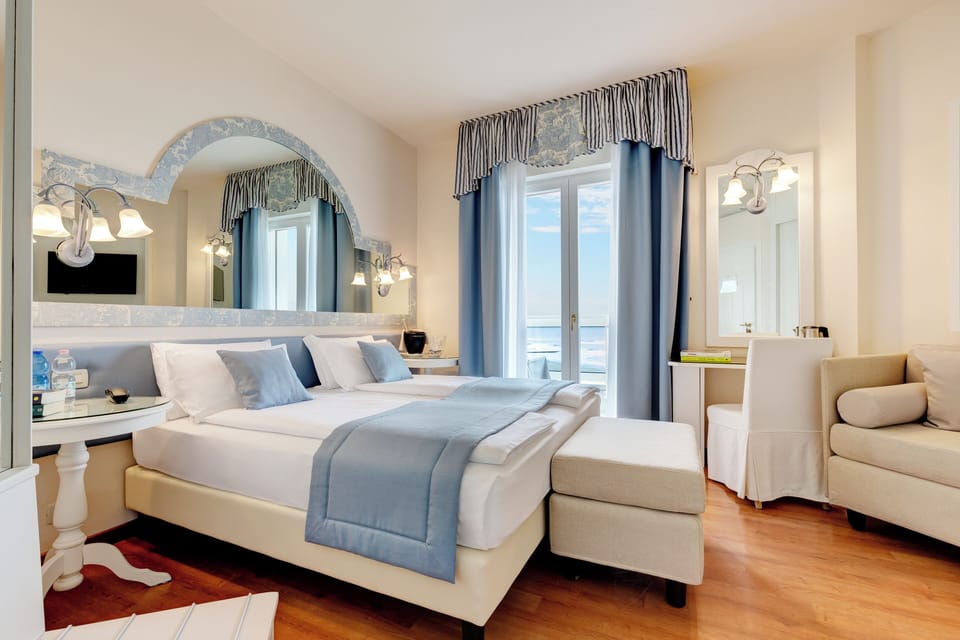 Double or Twin Room, Sea View (Elegance) | Hypo-allergenic bedding, minibar, in-room safe, desk