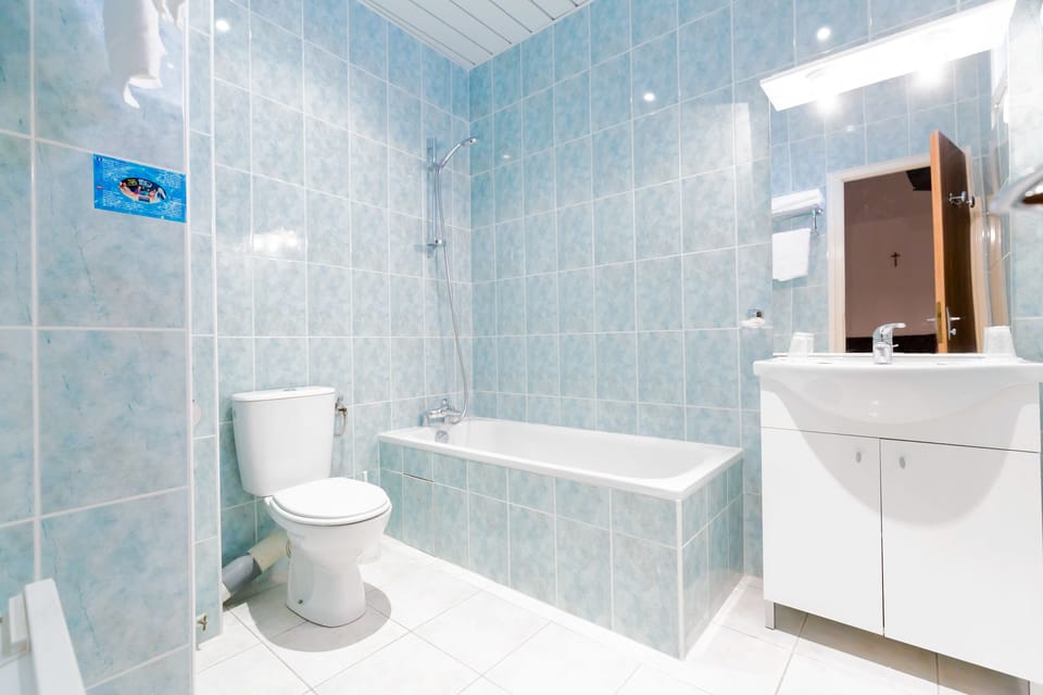 Double Room | Bathroom | Free toiletries, hair dryer, towels