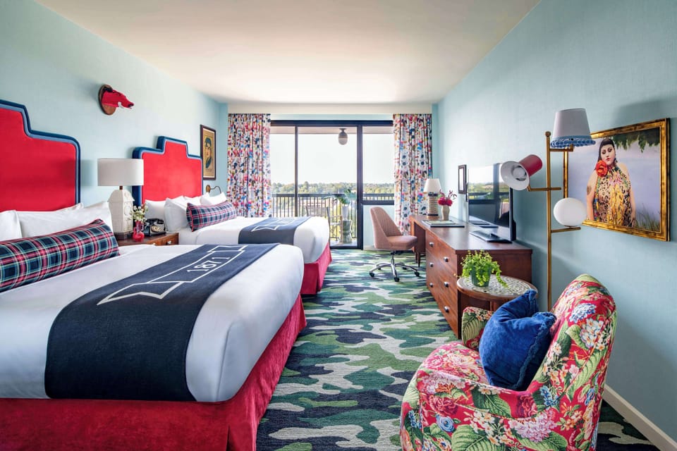 Pillowtop beds, in-room safe, desk, laptop workspace