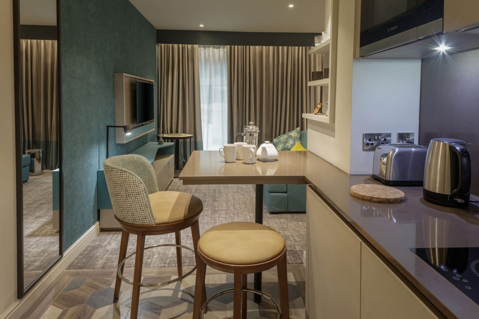 Premium bedding, minibar, in-room safe, desk