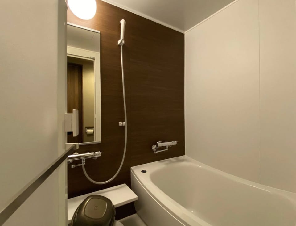 Free toiletries, hair dryer, slippers, electronic bidet