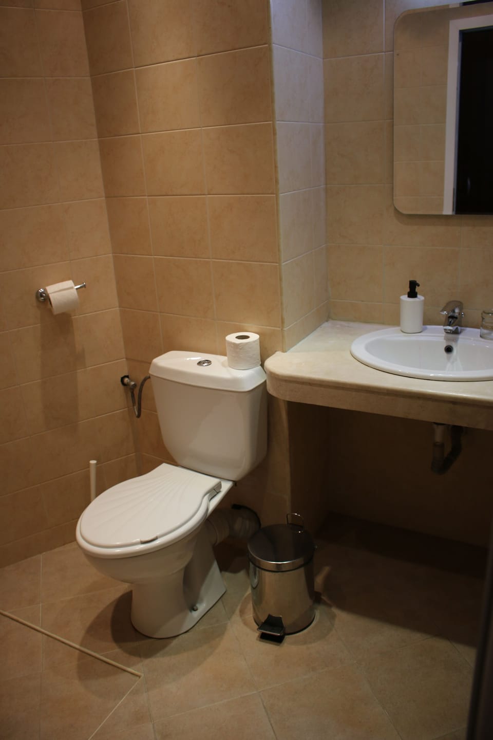 Shower, free toiletries, hair dryer, bathrobes