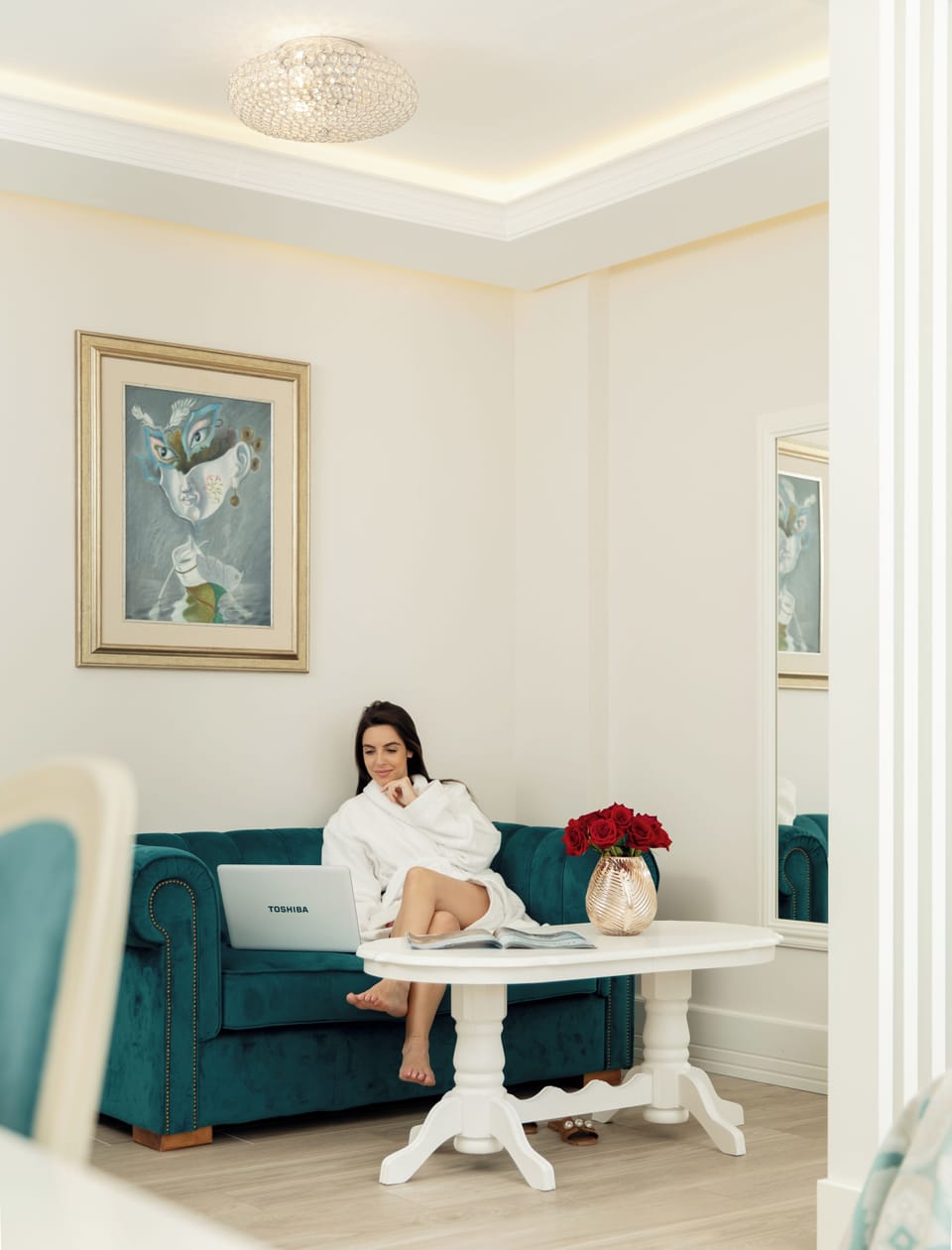 Deluxe Apartment, 2 Bedrooms, 2 Bathrooms, Sea View | Premium bedding, minibar, in-room safe, desk