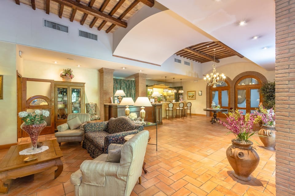 Lobby sitting area
