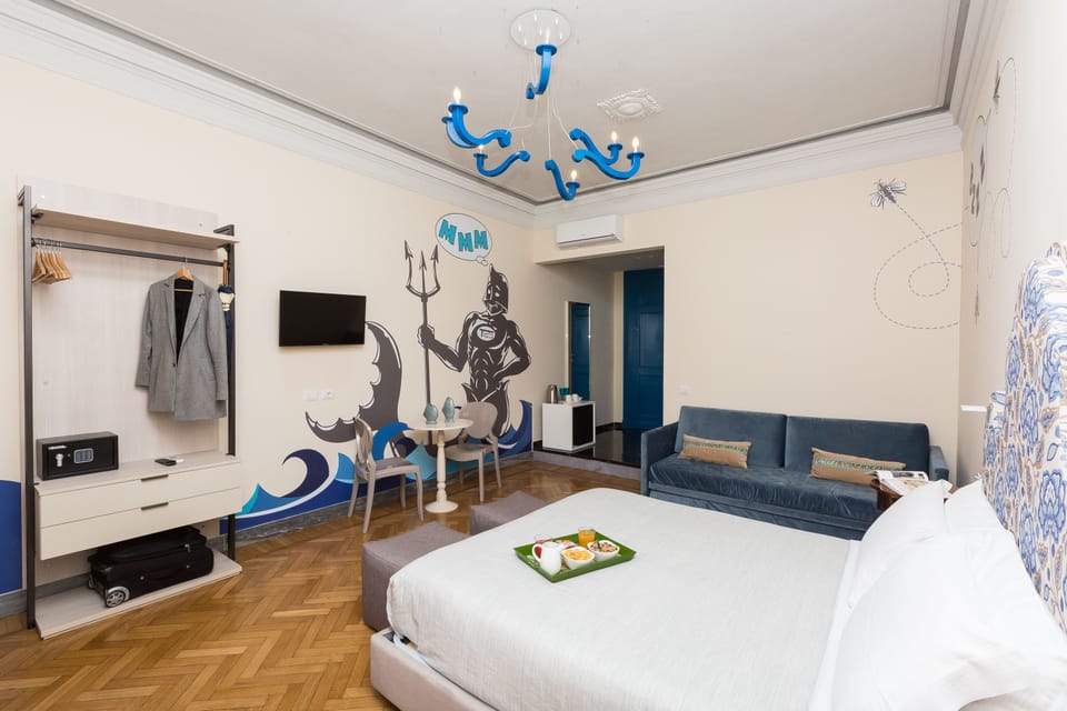 Deluxe Double Room, Balcony | Egyptian cotton sheets, premium bedding, down comforters, minibar