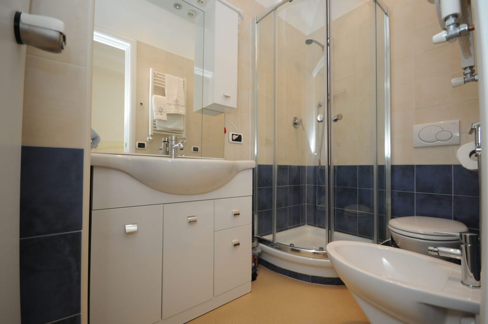 Shower, rainfall showerhead, hair dryer, bidet