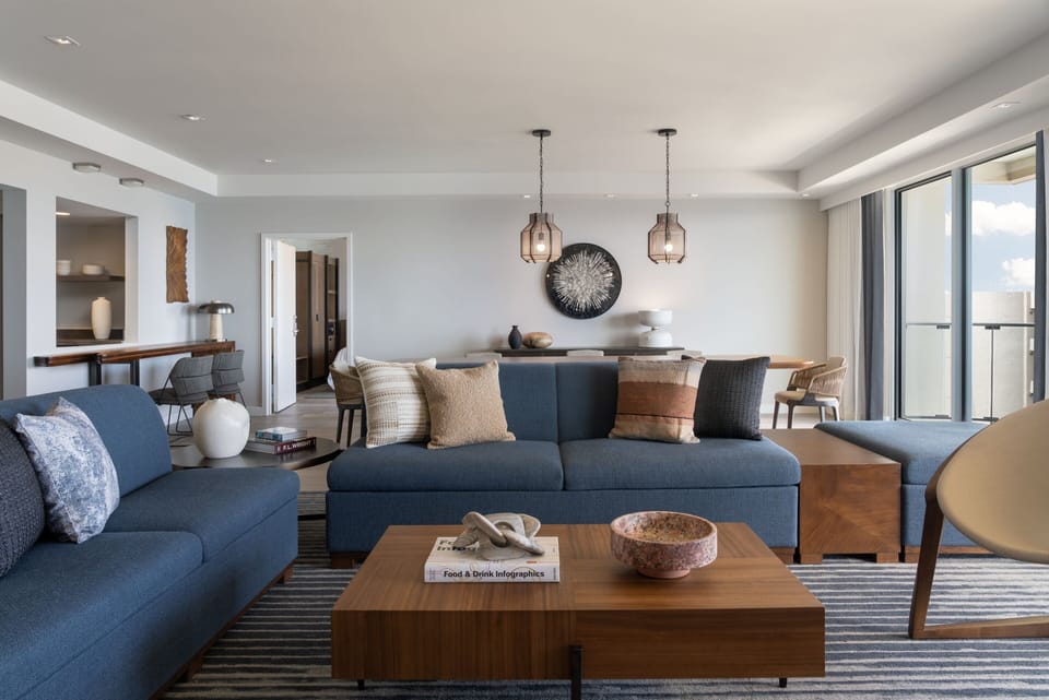 Presidential Suite, 2 Bedrooms, Ocean View (Kukahi) | Pillowtop beds, in-room safe, desk, blackout drapes