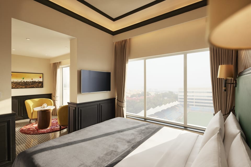 Premium bedding, down comforters, pillowtop beds, in-room safe