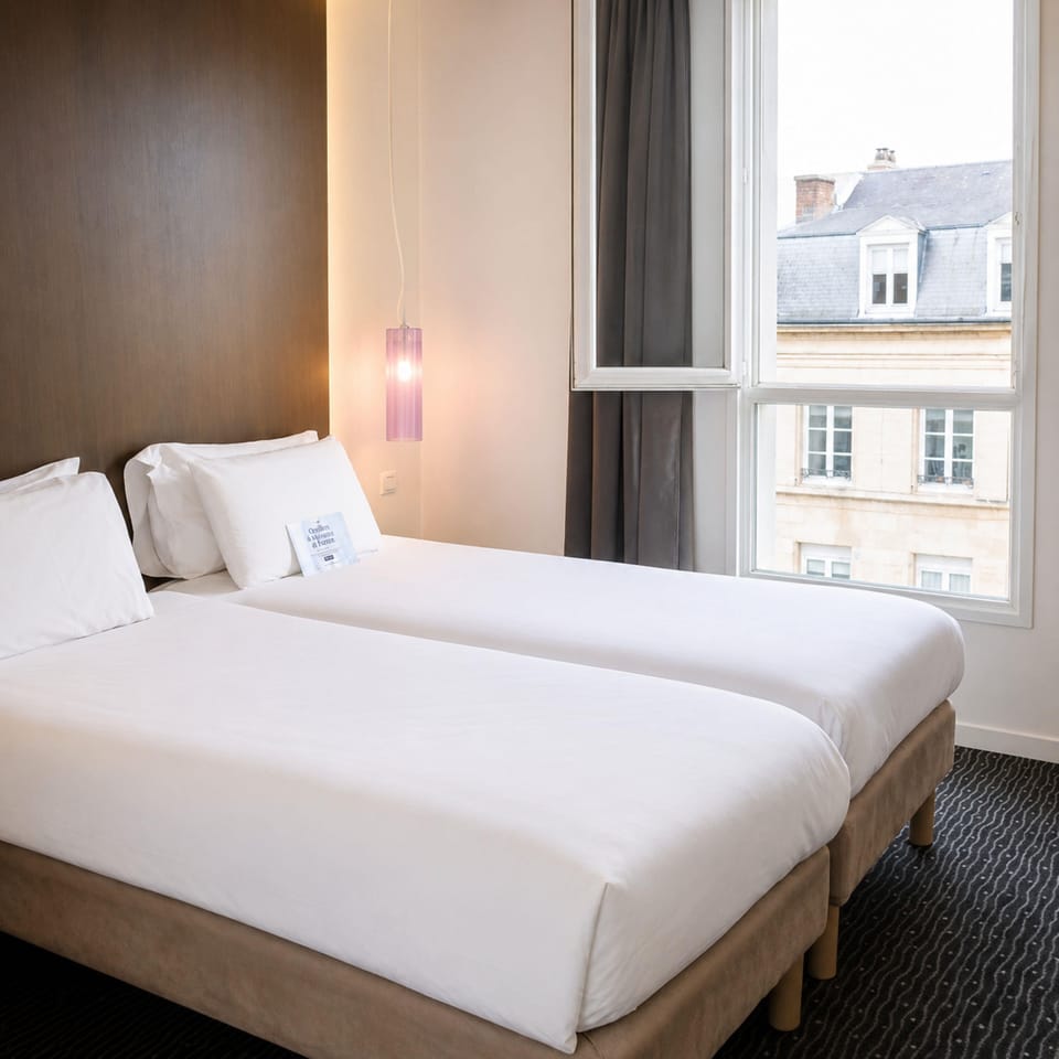 Standard Room, 2 Twin Beds | Individually furnished, desk, blackout drapes, soundproofing